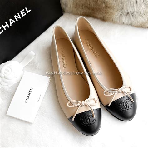 ballarina chanel|chanel ballerina flats black.